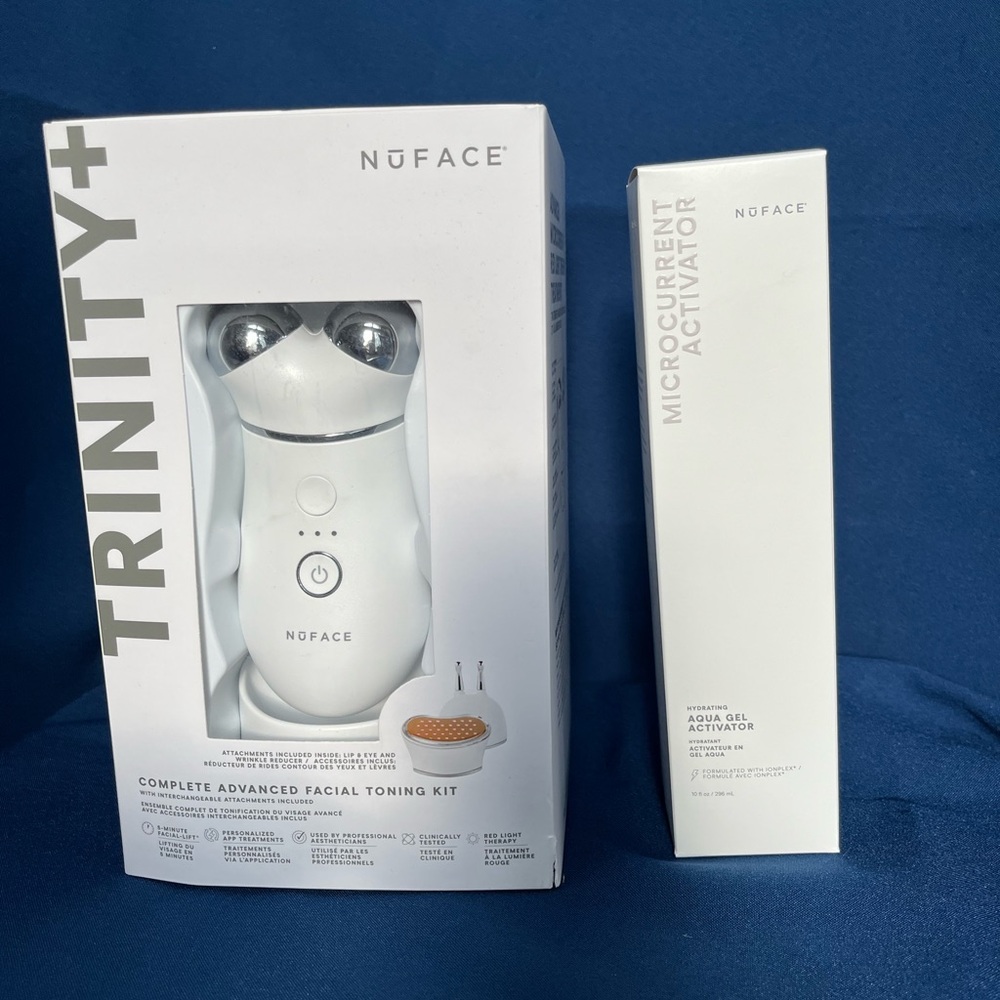 NuFace Trinity+ LED Complete Set with 10oz Microcurrent Activator